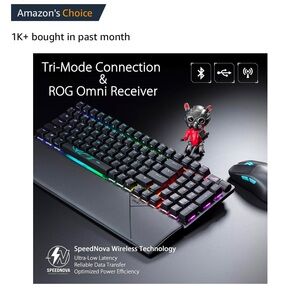 ASUS ROG Strix Scope II 96 Wireless Gaming Keyboard